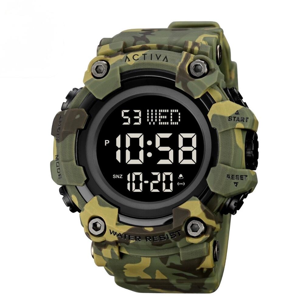Activa X Invicta Digital Men's Watch - 56mm, Camouflage, ACW1968-001 - Picture 10 of 11